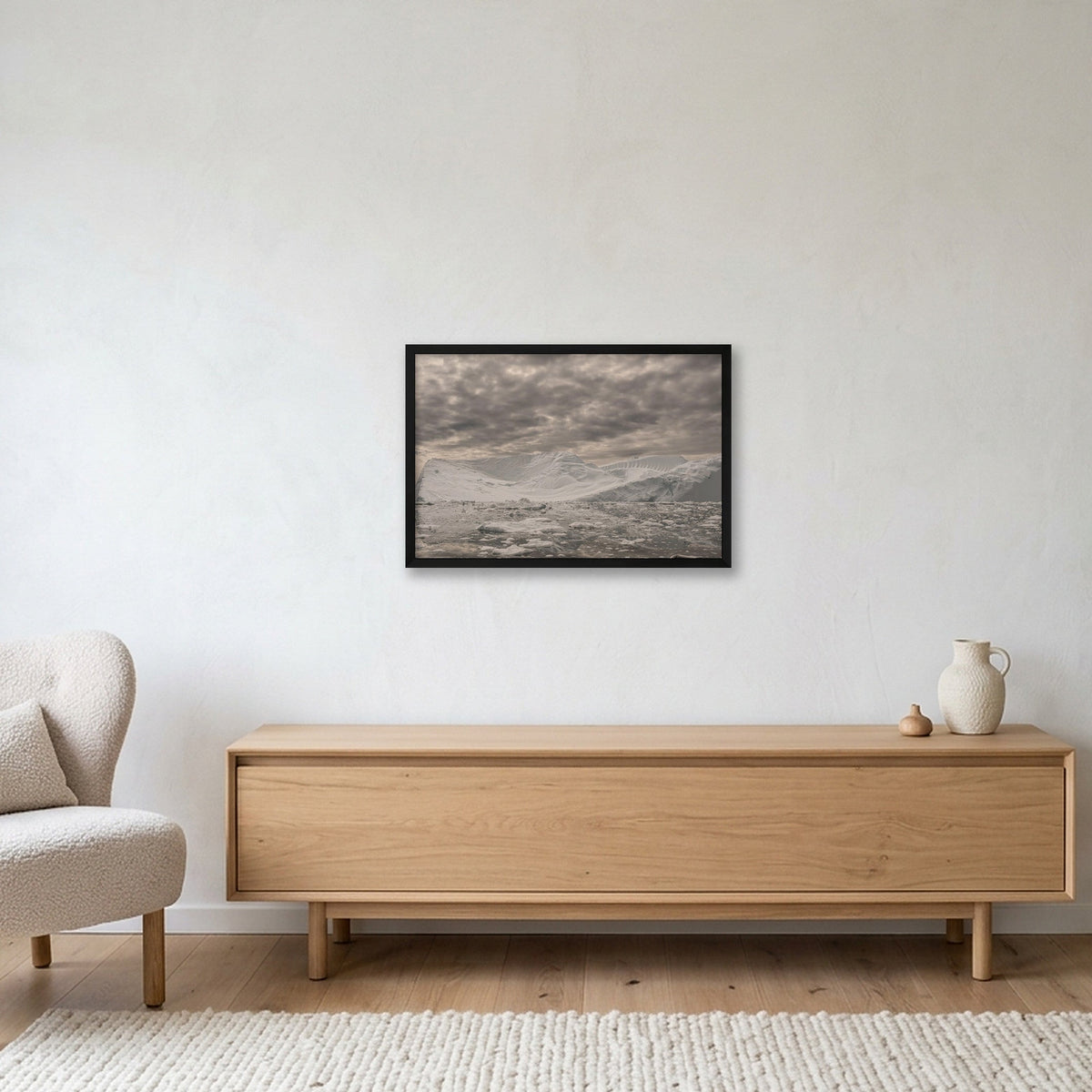 Disko Bay #13 — 60×40cm, 24×16" Black Frame