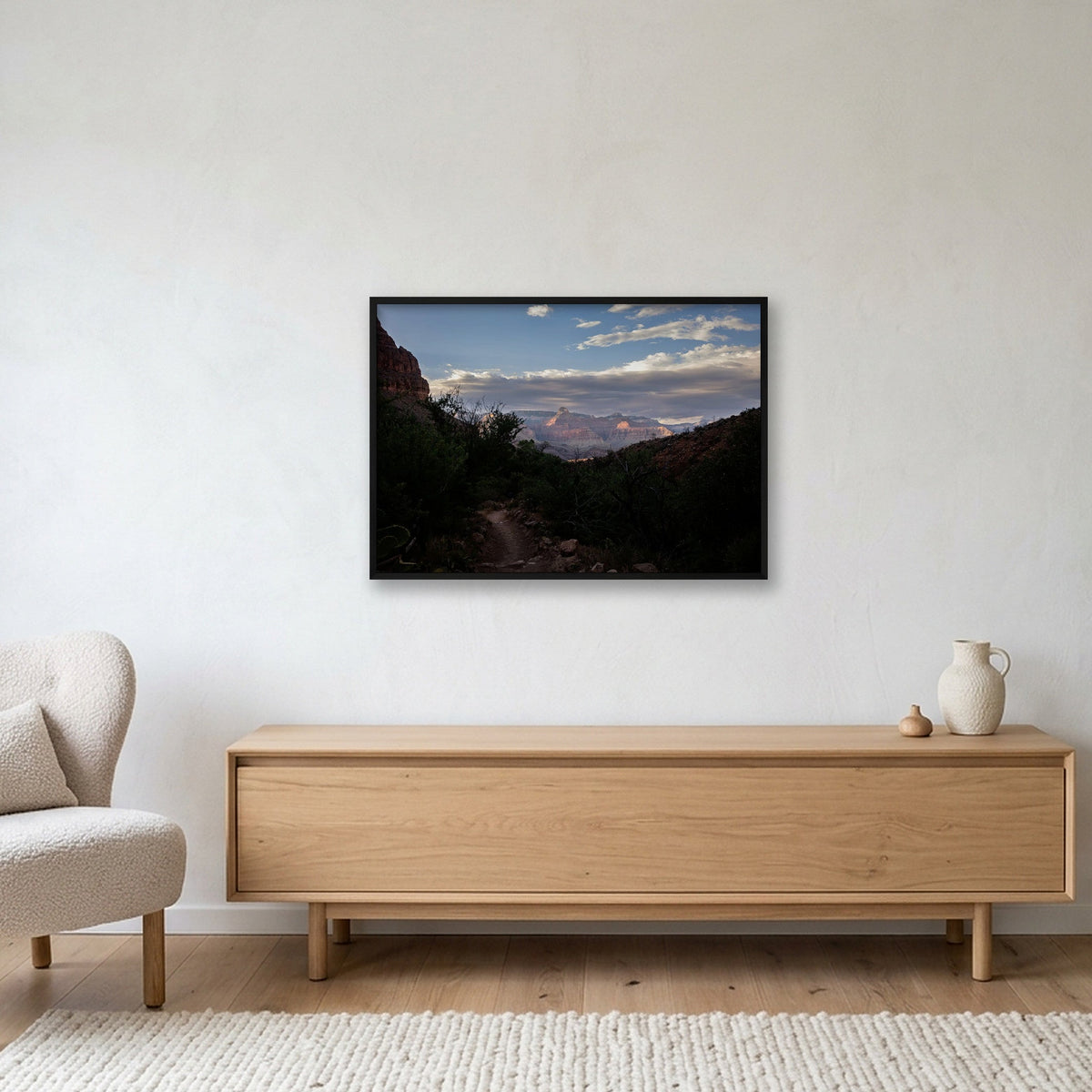 Grand Canyon #8 — 100×70cm, 39×28" Black Frame