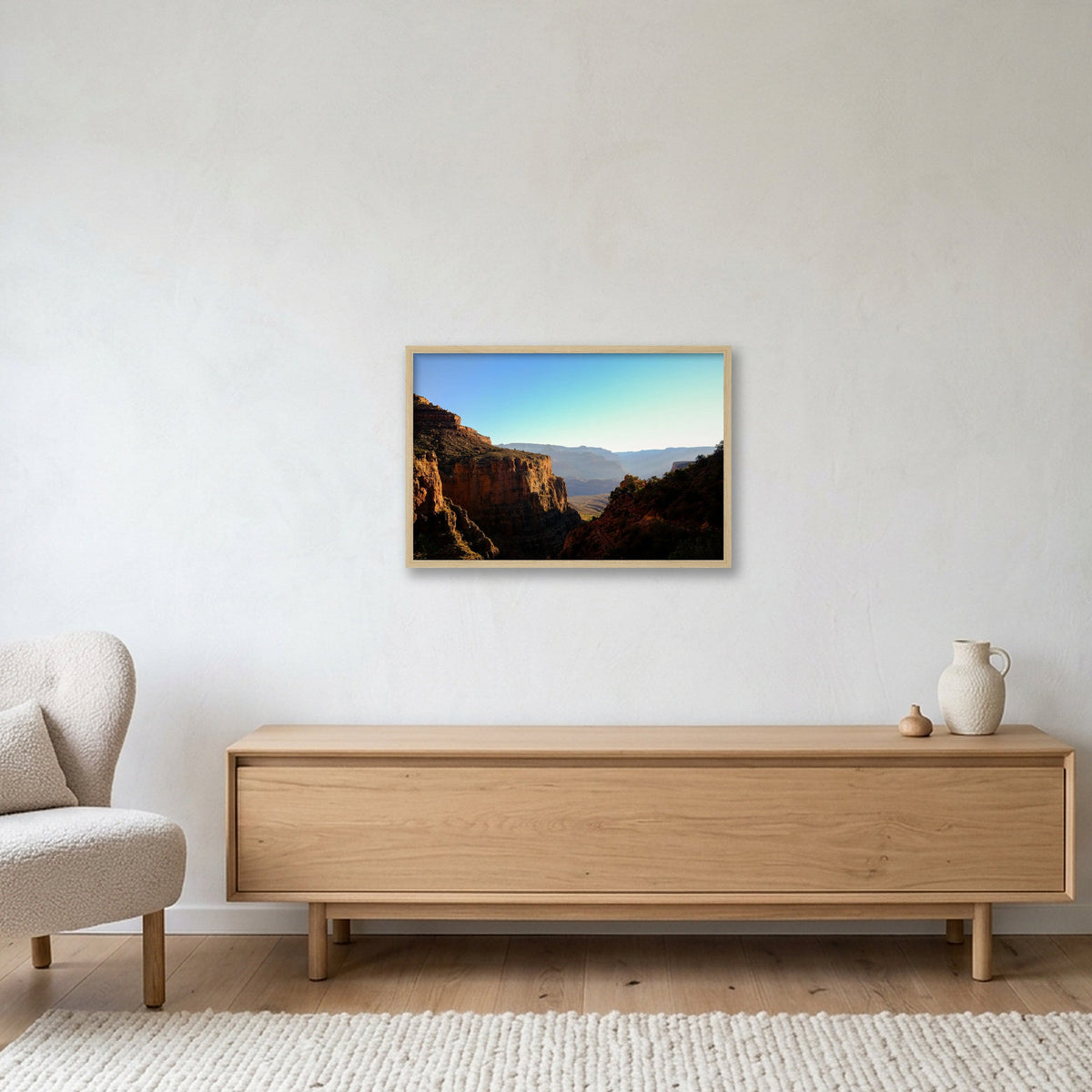 Grand Canyon #19 — 60×40cm, 24×16" Oak Frame