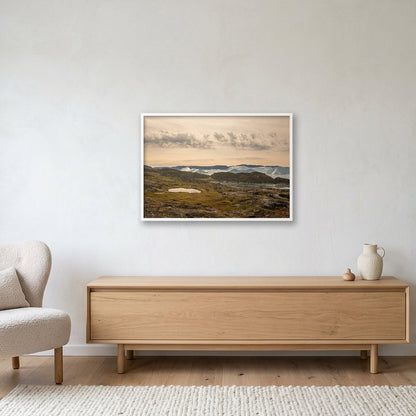 Ilulissat Landscape #3 — 100×70cm, 39×28" White Frame