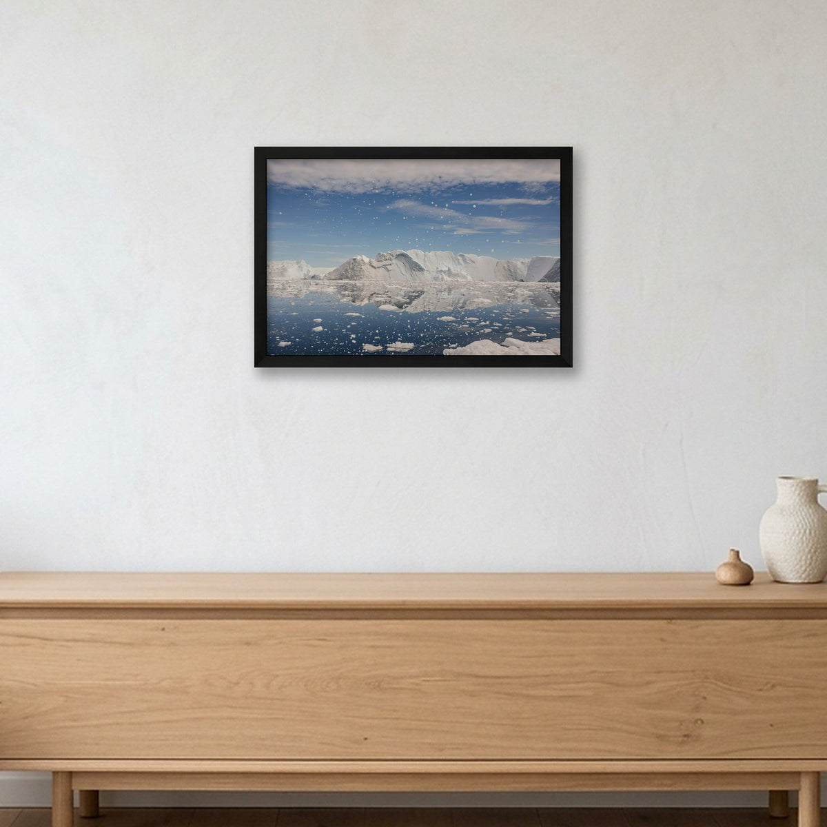 Disko Bay #6 — 45×30cm, 18×12" Black Frame