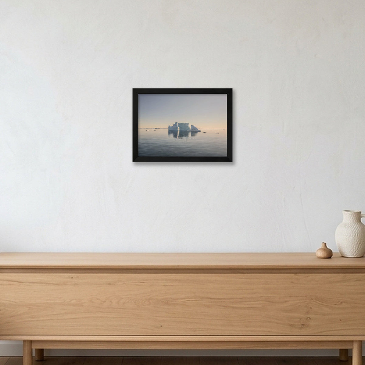 Disko Bay #1 — A4 (30×21cm, 12×8") Black Frame