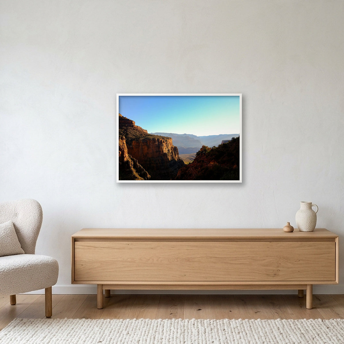 Grand Canyon #19 — 100×70cm, 39×28" White Frame
