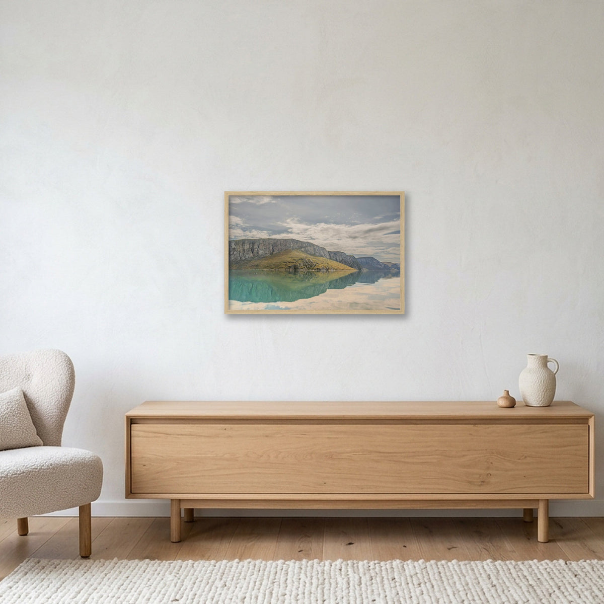 Ilulissat Landscape #11 — 60×40cm, 24×16" Oak Frame