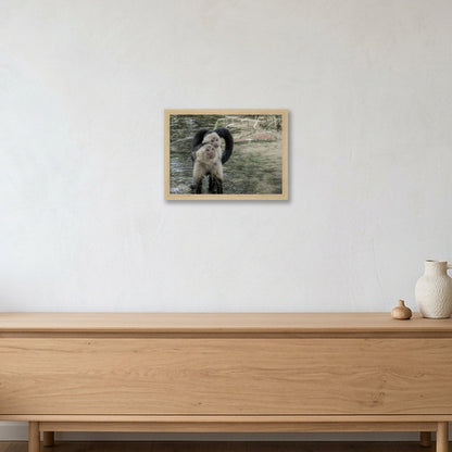 Animal Kingdom #9 — A4 (30×21cm, 12×8") Oak Frame