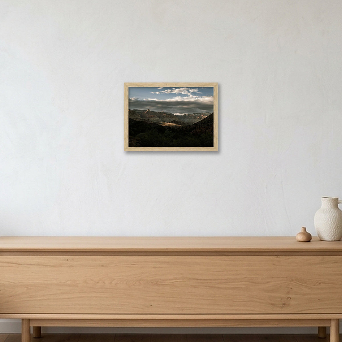 Grand Canyon #5 — A4 (30×21cm, 12×8") Oak Frame