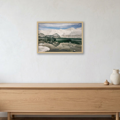 Disko Bay #16 — 45×30cm, 18×12" Oak Frame