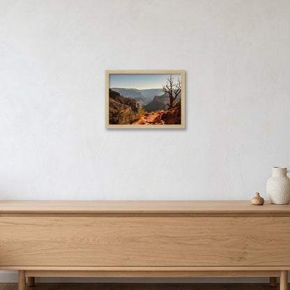 Grand Canyon #18 — A4 (30×21cm, 12×8") Oak Frame