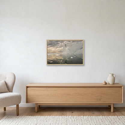 Disko Bay #14 — 60×40cm, 24×16" Oak Frame