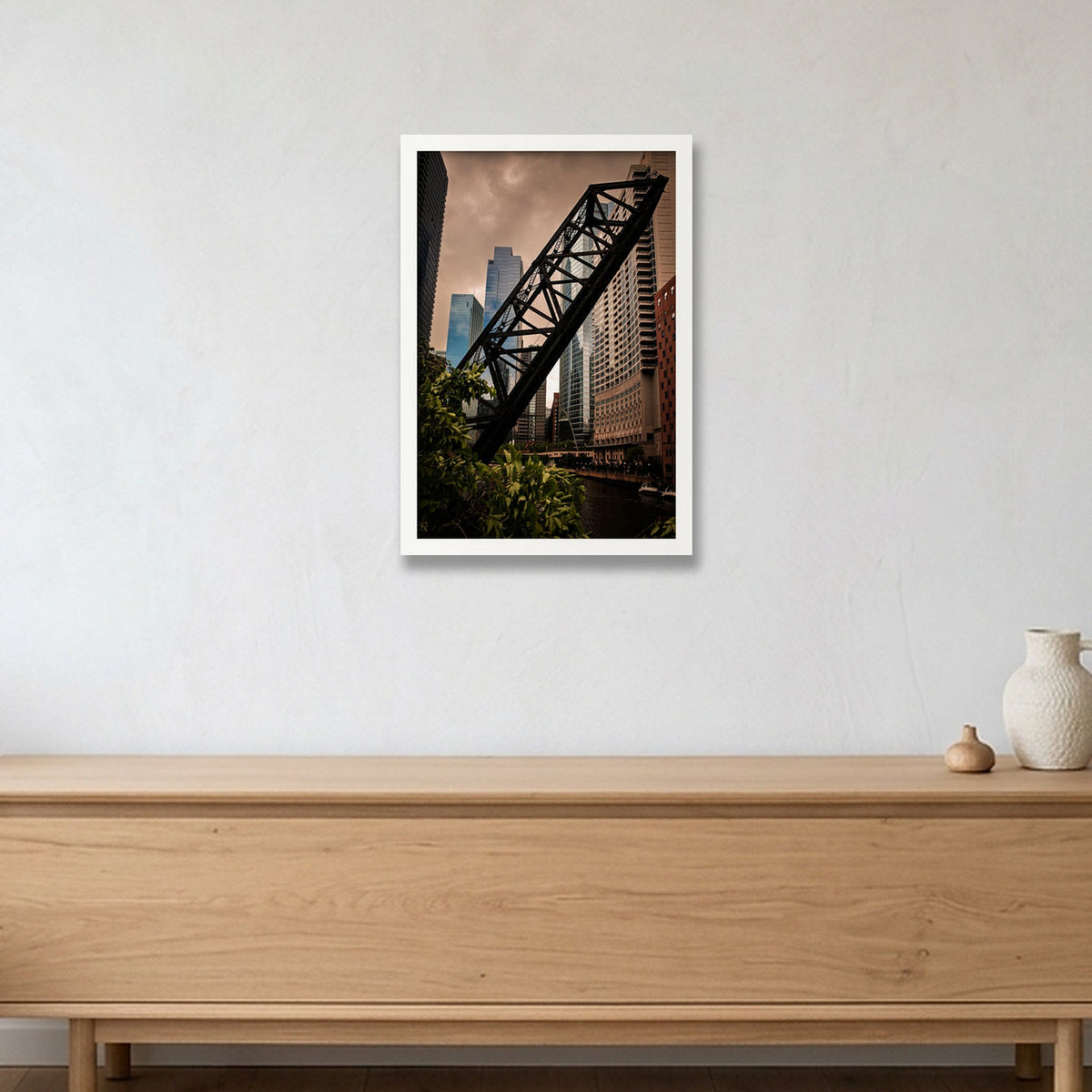 Chicago #8 — 30×45cm, 12×18" White Frame