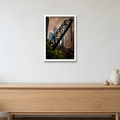 Chicago #8 — 30×45cm, 12×18" White Frame