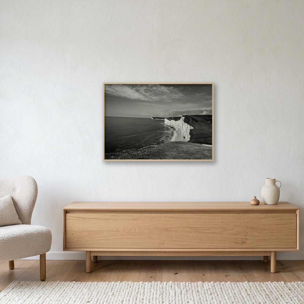 Seven Sisters #5 — 100×70cm, 39×28" Oak Frame