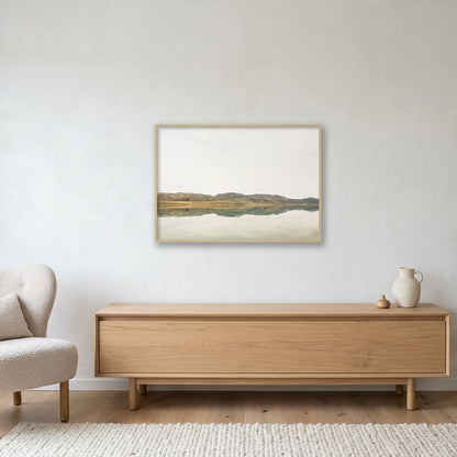 Ilulissat Landscape #14 — 100×70cm, 39×28" Oak Frame