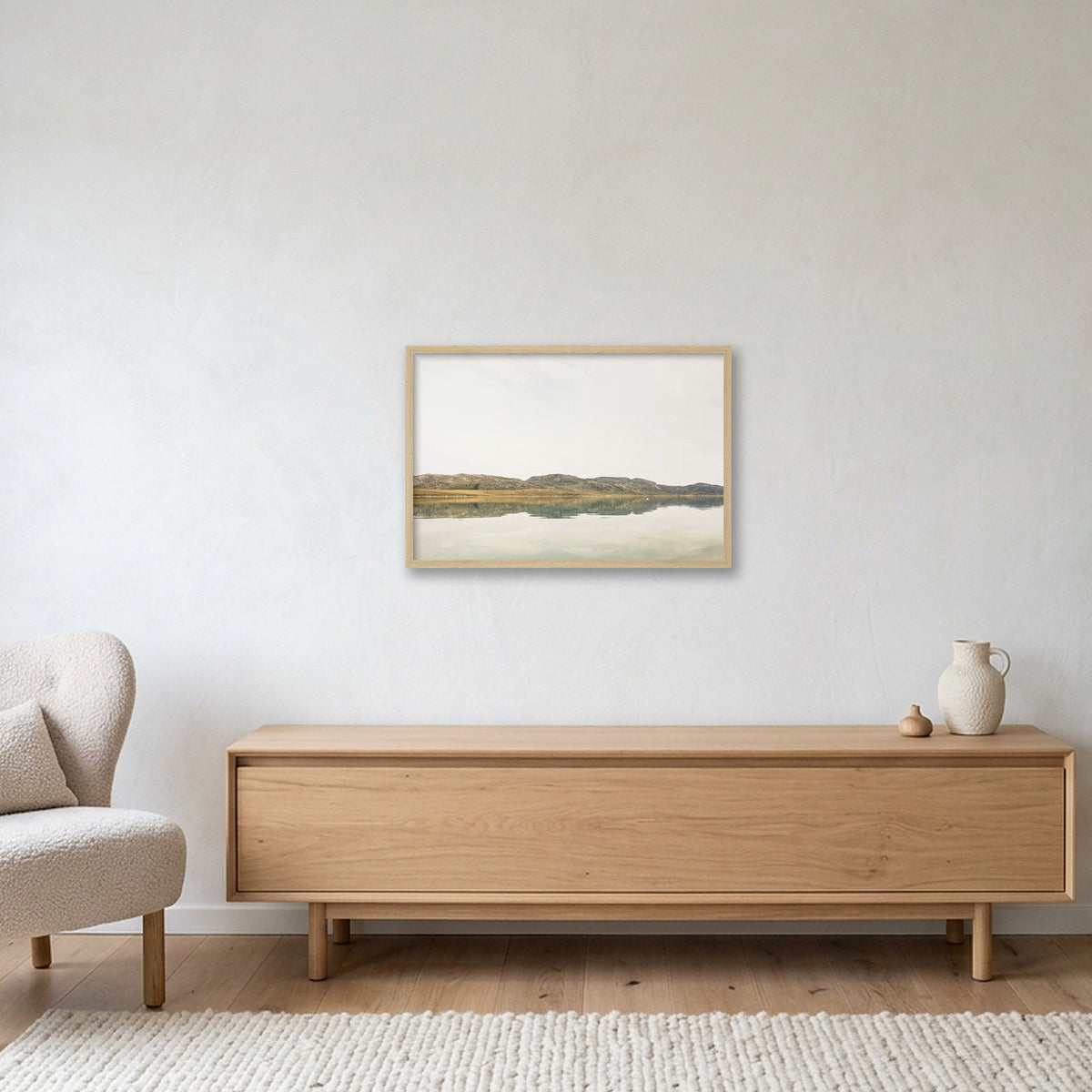 Ilulissat Landscape #14 — 60×40cm, 24×16" Oak Frame