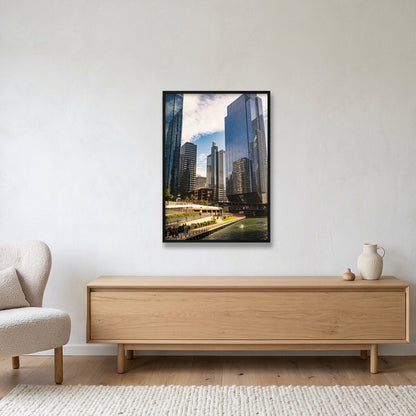 Chicago #5 — 70×100cm, 28×39" Black Frame