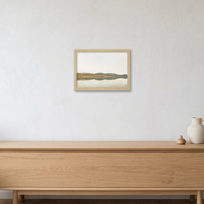 Ilulissat Landscape #14 — A4 (30×21cm, 12×8") Oak Frame
