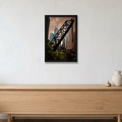 Chicago #8 — 30×45cm, 12×18" Black Frame