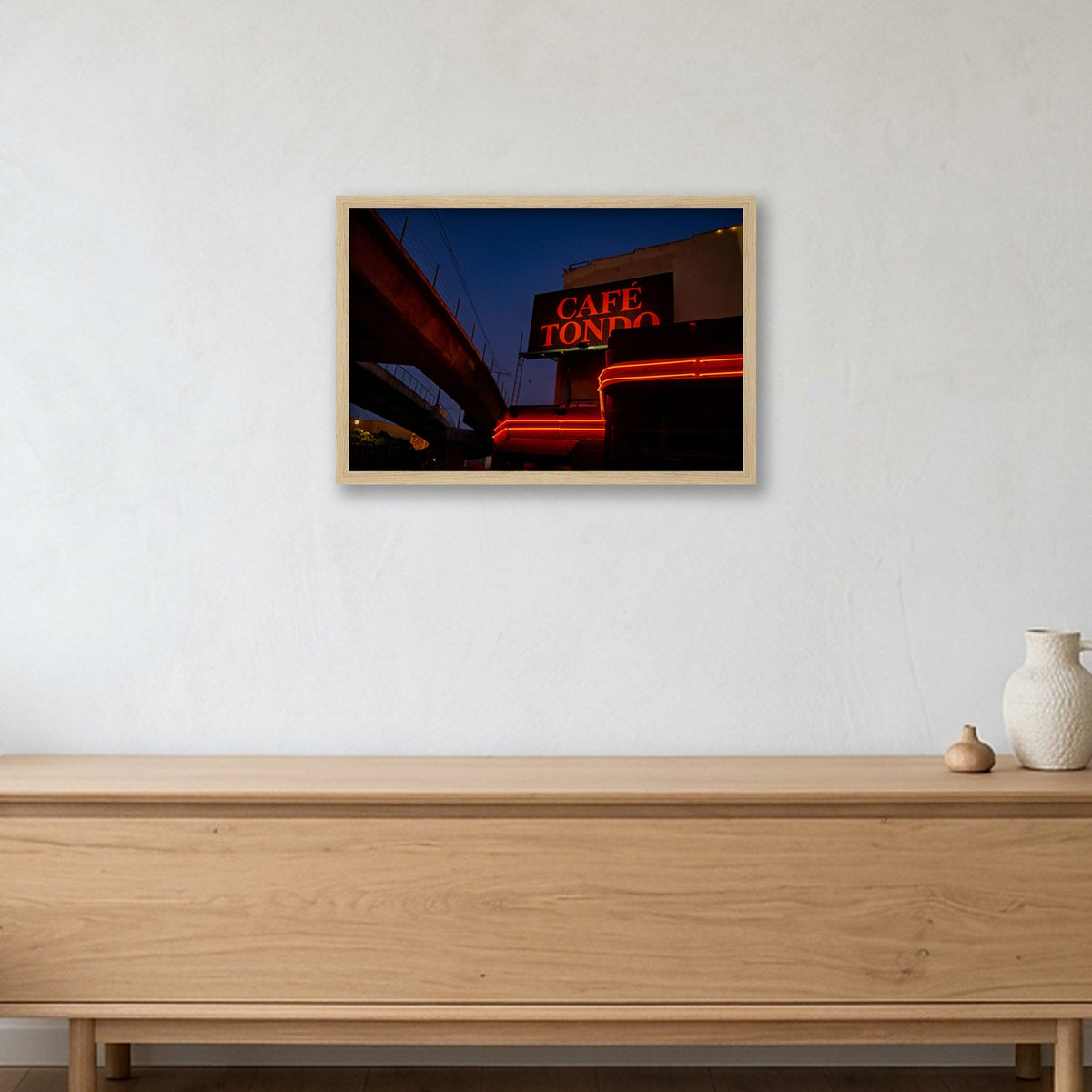 Los Angeles #9 — 45×30cm, 18×12" Oak Frame