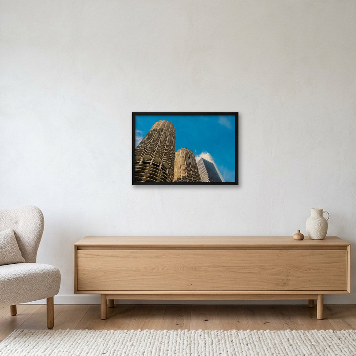Chicago #6 — 60×40cm, 24×16" Black Frame