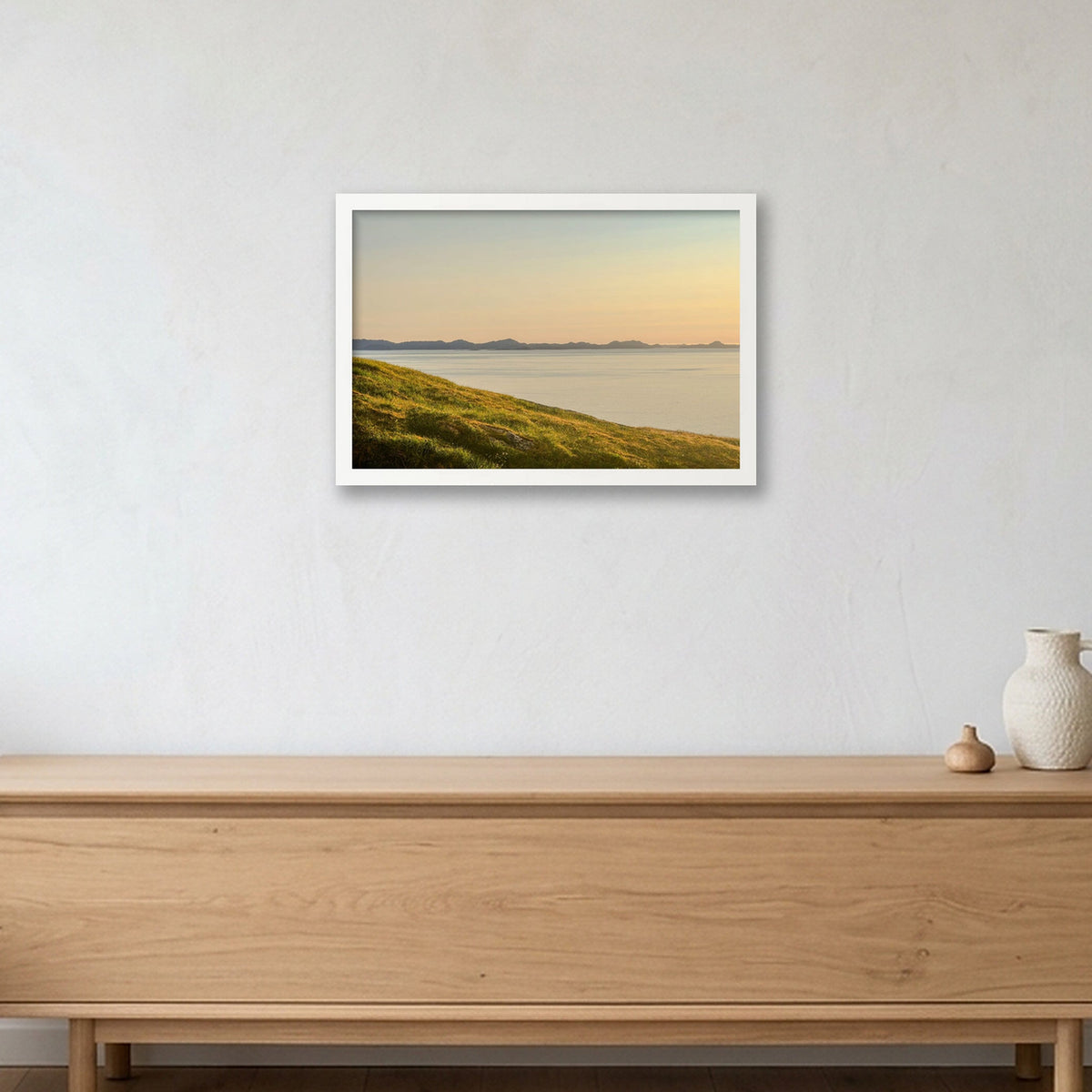 Ilulissat Landscape #15 — 45×30cm, 18×12" White Frame