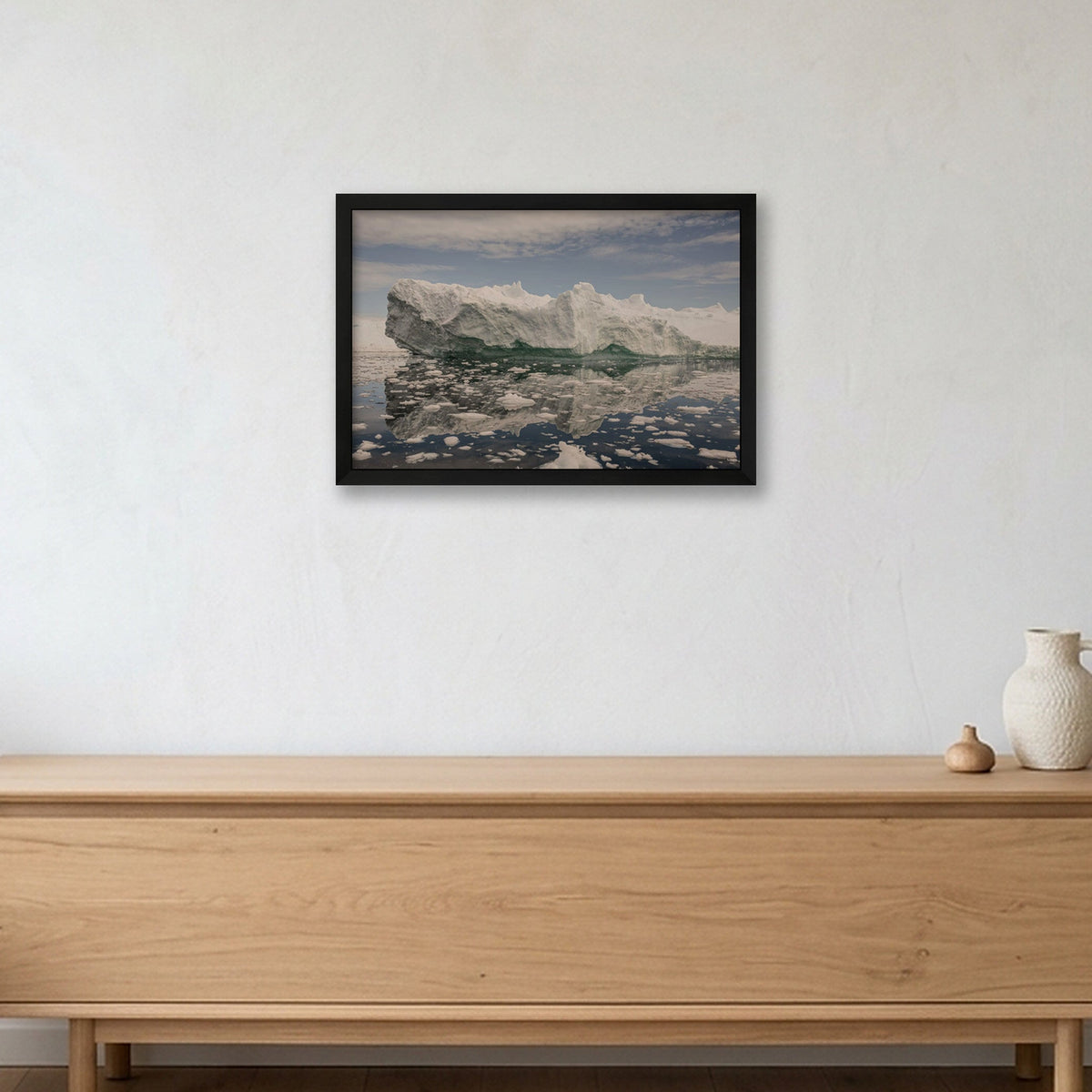 Disko Bay #15 — 45×30cm, 18×12" Black Frame