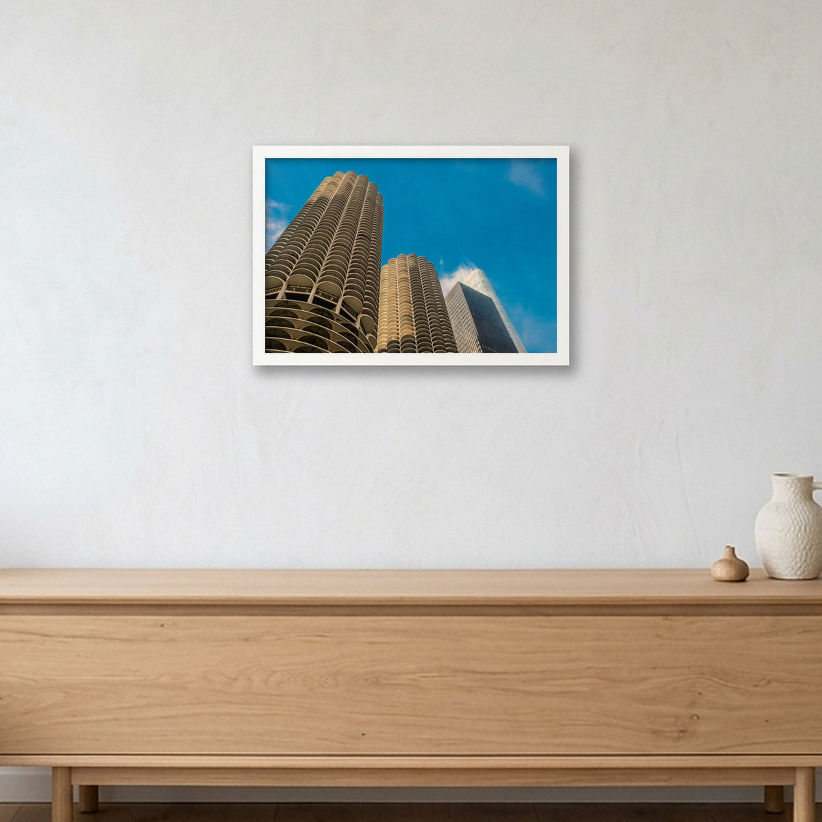 Chicago #6 — 45×30cm, 18×12" White Frame