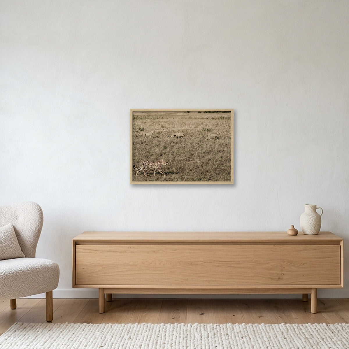 Animal Kingdom #5 — 59×42cm, 23×17" Oak Frame