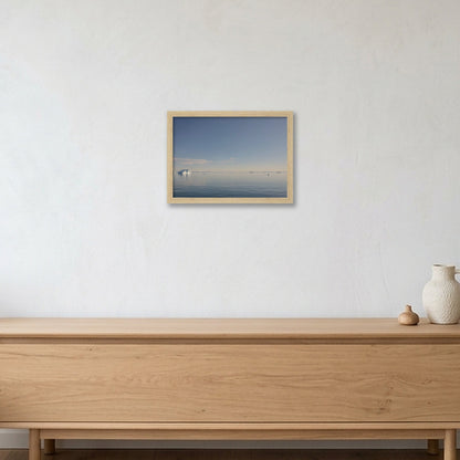 Disko Bay #2 — A4 (30×21cm, 12×8") Oak Frame