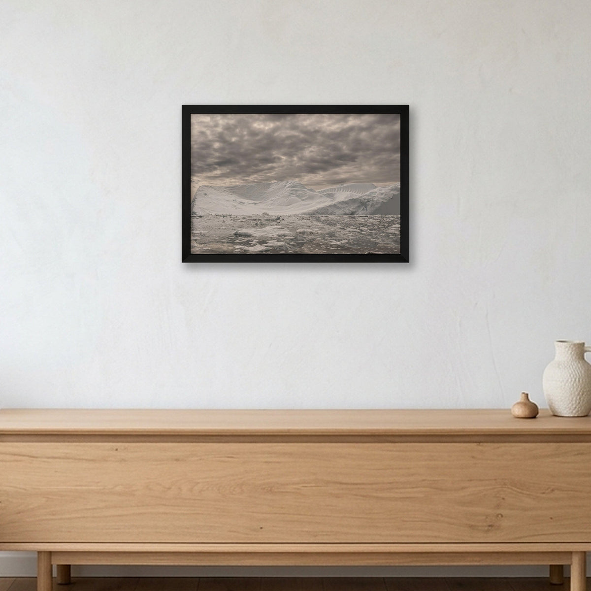 Disko Bay #13 — 45×30cm, 18×12" Black Frame
