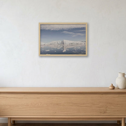 Disko Bay #7 — 45×30cm, 18×12" Oak Frame