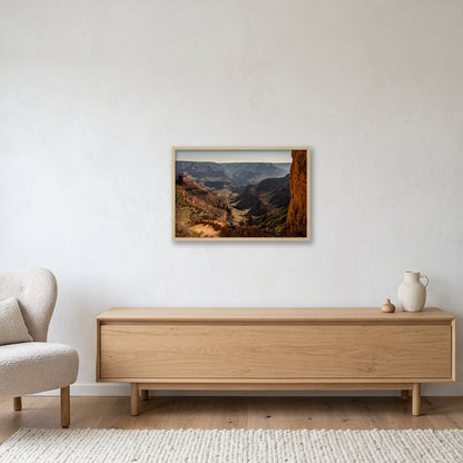 Grand Canyon #15 — 60×40cm, 24×16" Oak Frame
