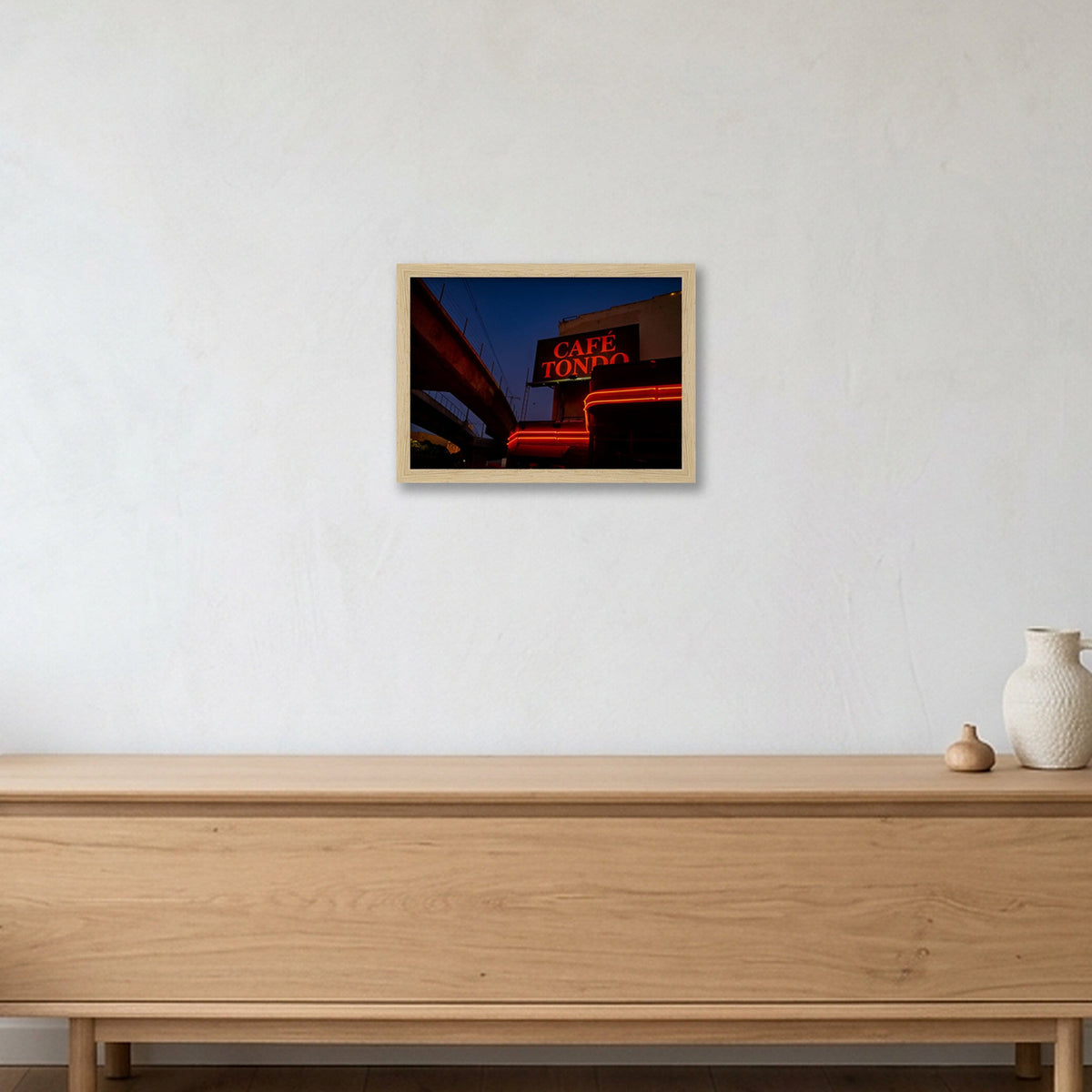 Los Angeles #9 — A4 (30×21cm, 12×8") Oak Frame
