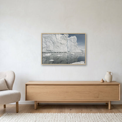 Disko Bay #11 — 100×70cm, 39×28" Oak Frame
