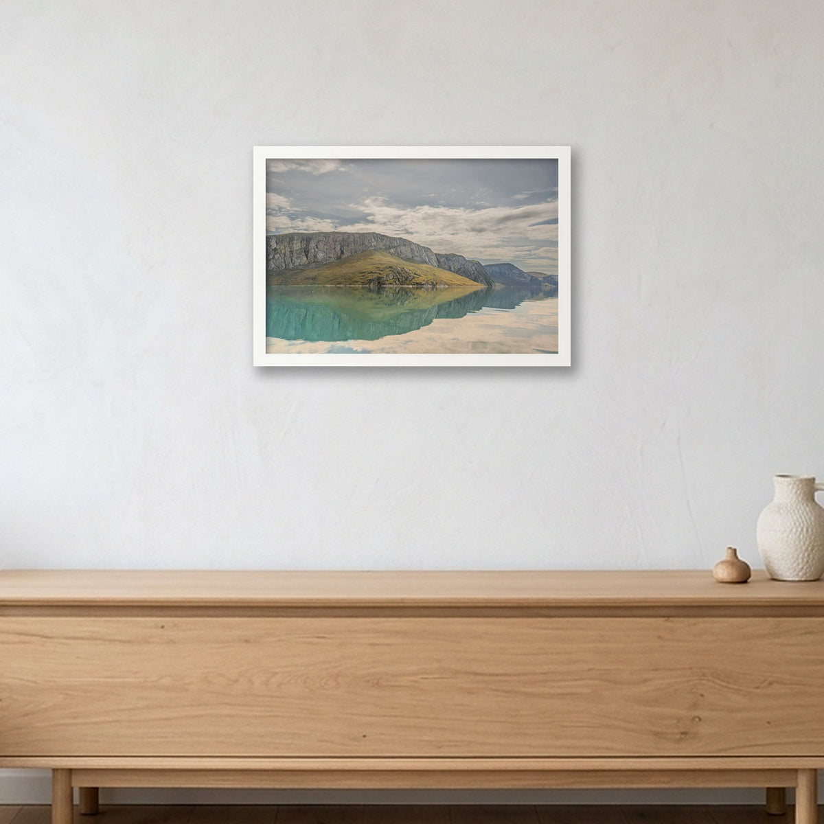 Ilulissat Landscape #11 — 45×30cm, 18×12" White Frame