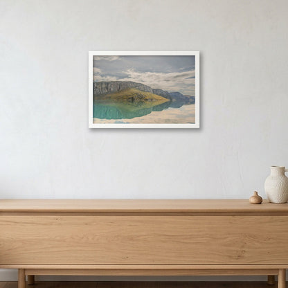 Ilulissat Landscape #11 — 45×30cm, 18×12" White Frame