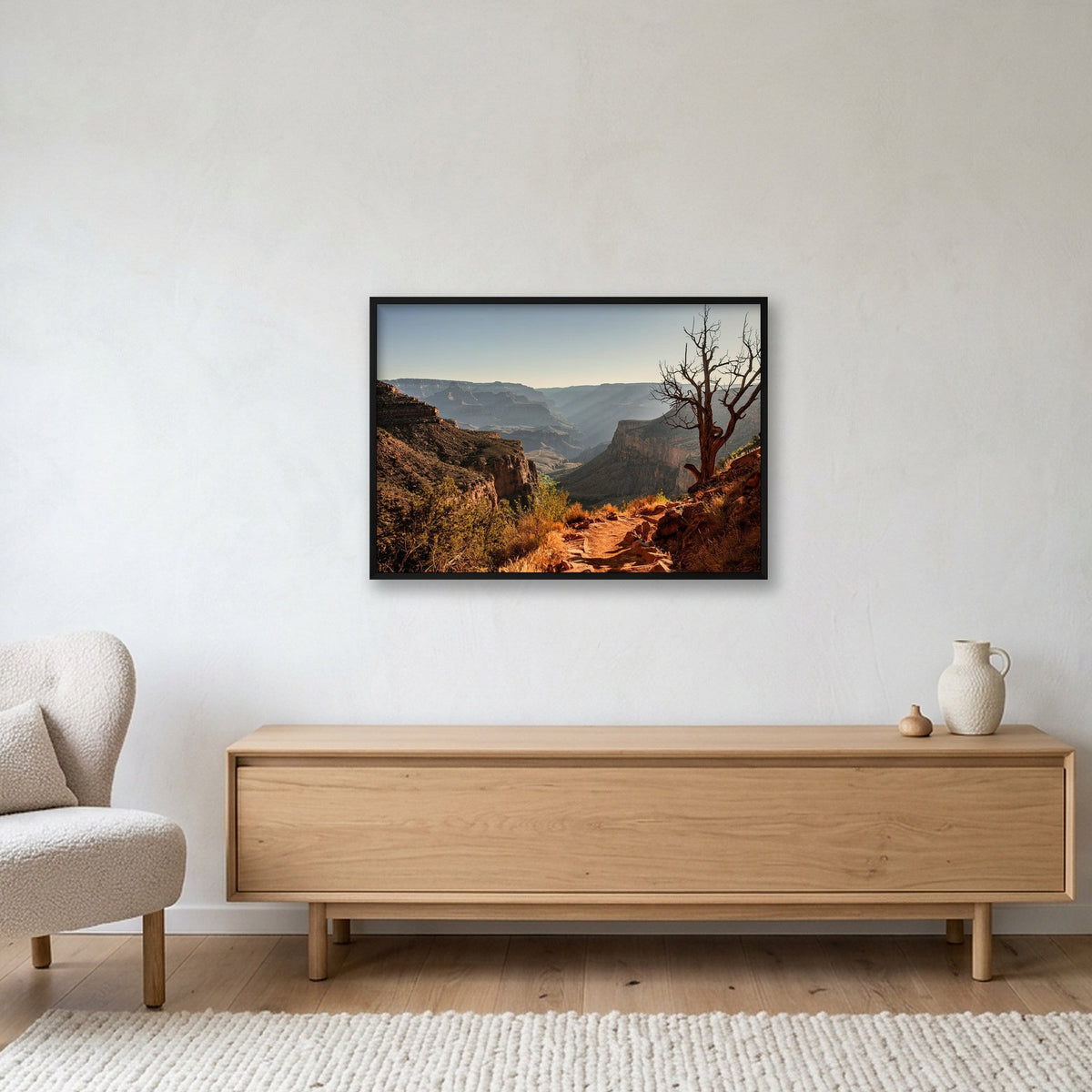 Grand Canyon #18 — 100×70cm, 39×28" Black Frame