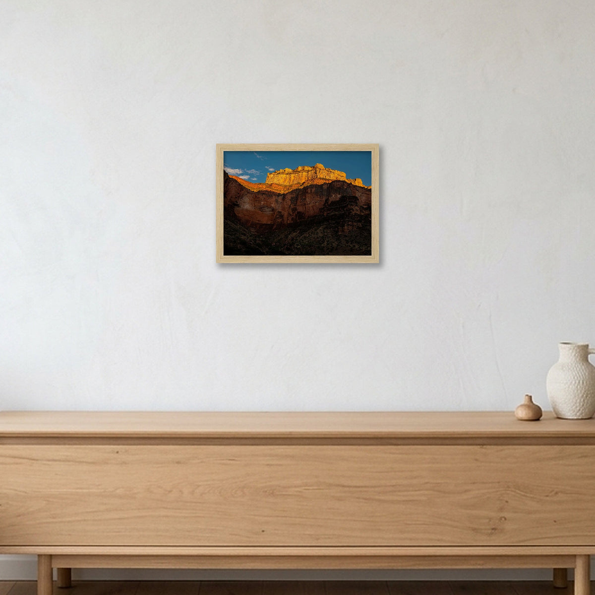 Grand Canyon #7 — A4 (30×21cm, 12×8") Oak Frame
