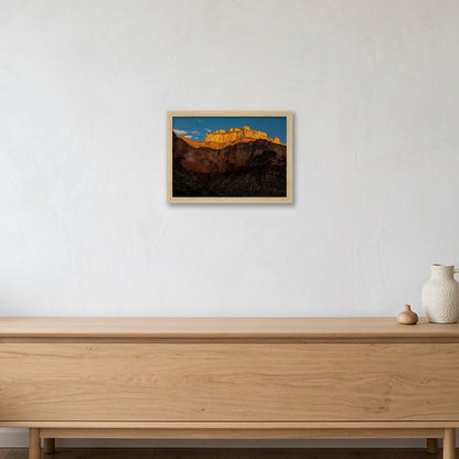 Grand Canyon #7 — A4 (30×21cm, 12×8") Oak Frame