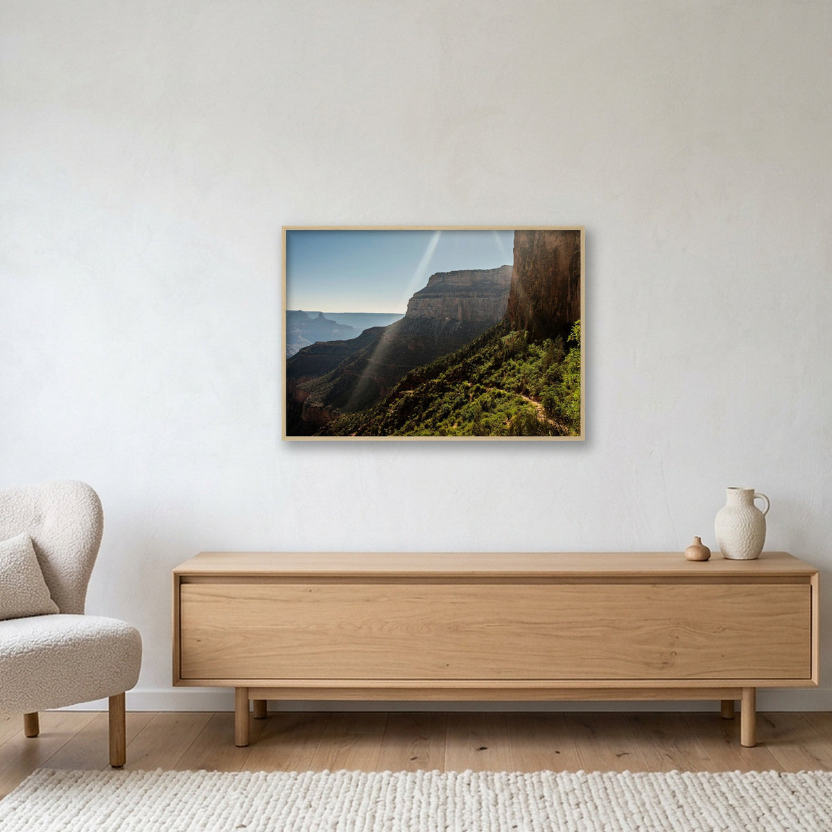 Grand Canyon #16 — 100×70cm, 39×28" Oak Frame