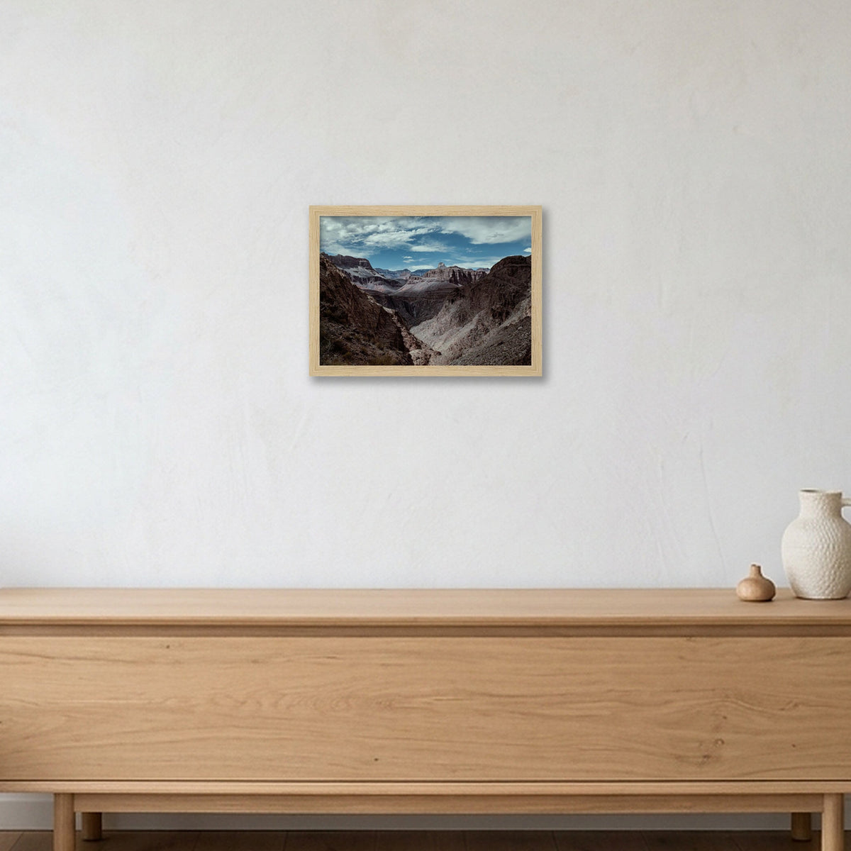 Grand Canyon #10 — A4 (30×21cm, 12×8") Oak Frame