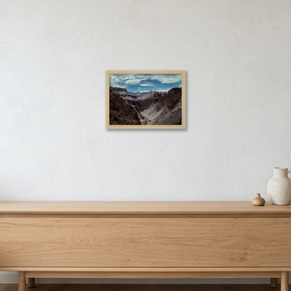Grand Canyon #10 — A4 (30×21cm, 12×8") Oak Frame