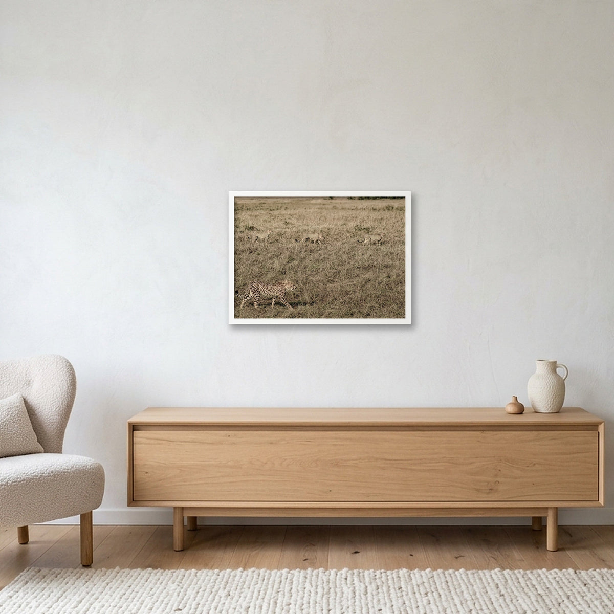 Animal Kingdom #5 — 59×42cm, 23×17" White Frame