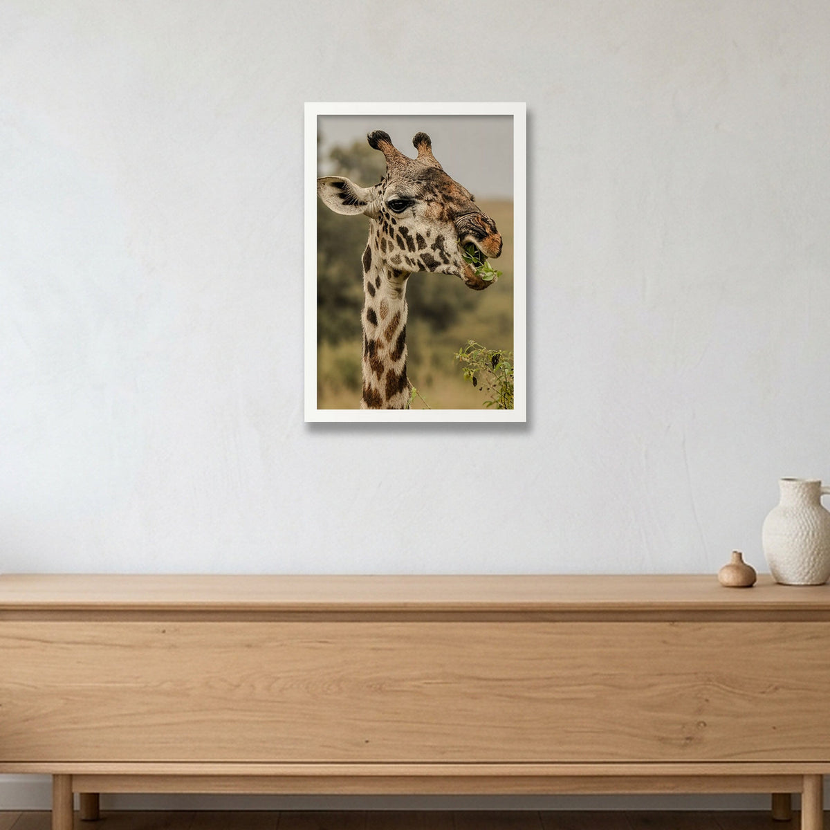 Animal Kingdom #19 — 30×45cm, 12×18" White Frame