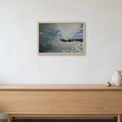 Disko Bay #17 — 45×30cm, 18×12" Oak Frame