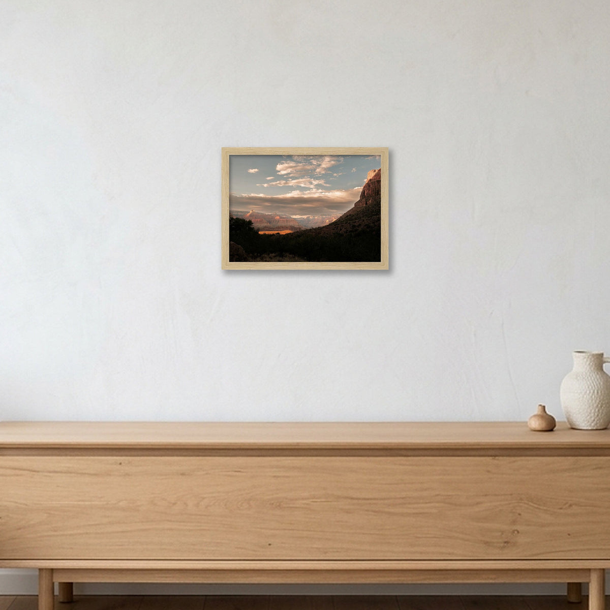 Grand Canyon #6 — A4 (30×21cm, 12×8") Oak Frame