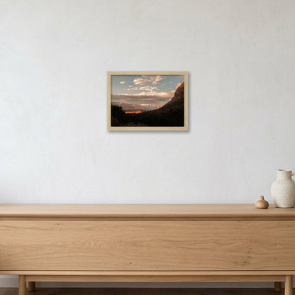 Grand Canyon #6 — A4 (30×21cm, 12×8") Oak Frame
