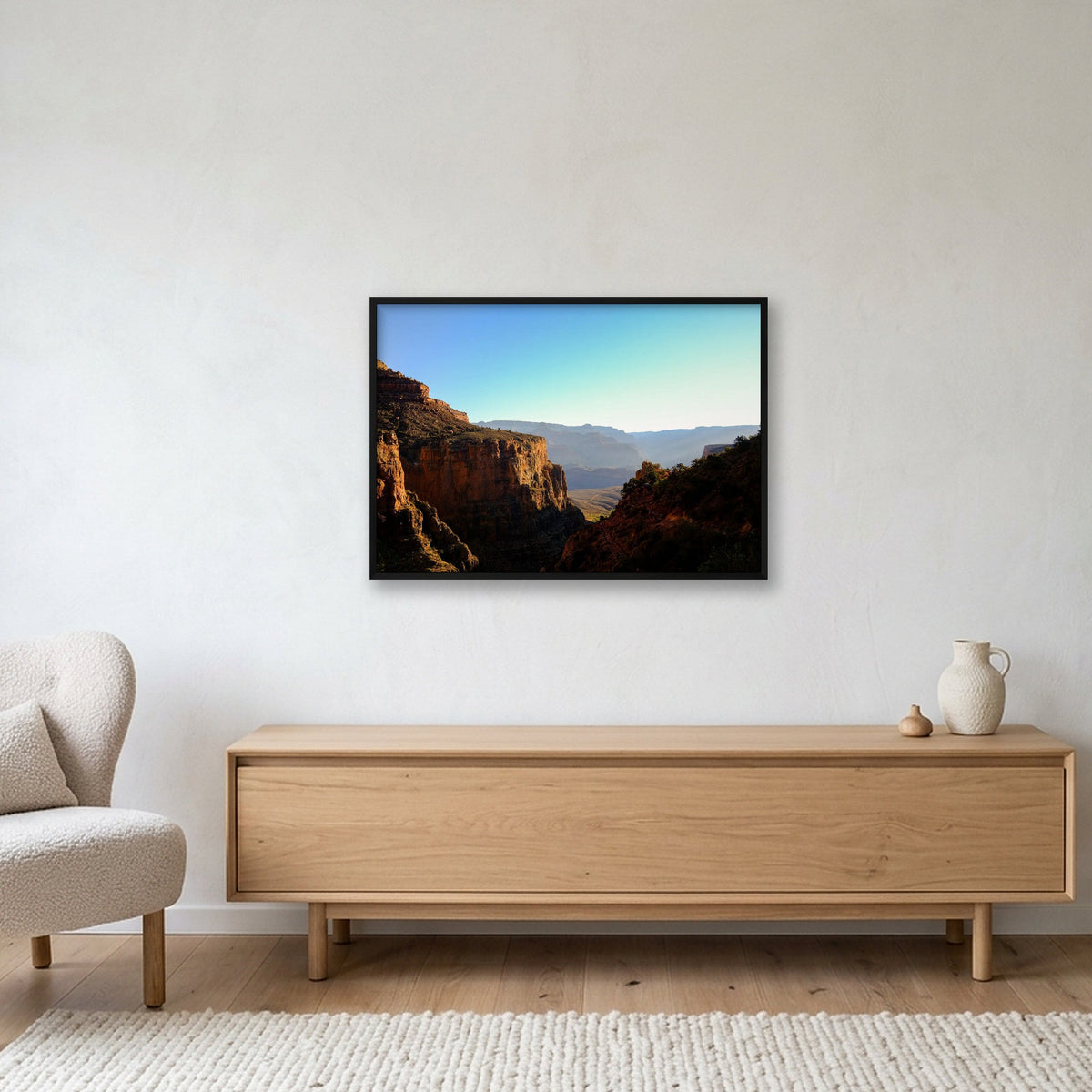 Grand Canyon #19 — 100×70cm, 39×28" Black Frame