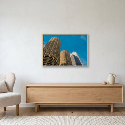 Chicago #6 — 100×70cm, 39×28" Oak Frame
