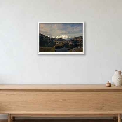 Ilulissat Landscape #6 — 45×30cm, 18×12" White Frame