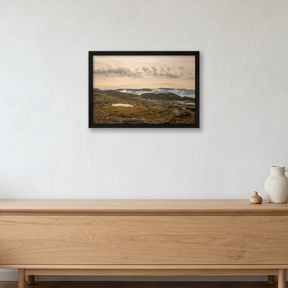 Ilulissat Landscape #3 — 45×30cm, 18×12" Black Frame